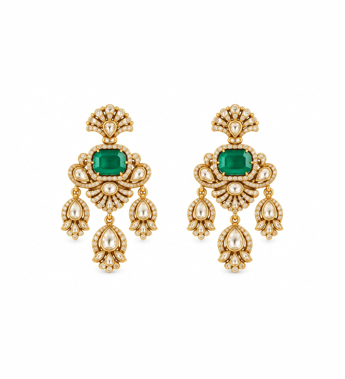 Emerald Pearl Choker Set