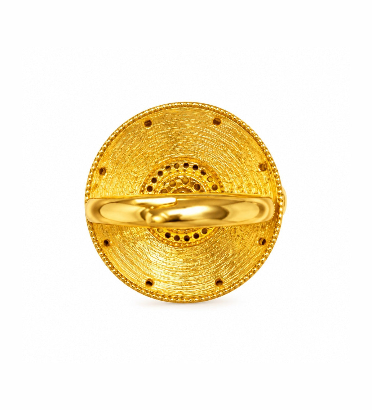 Panna Jaal Kundan Statement Ring