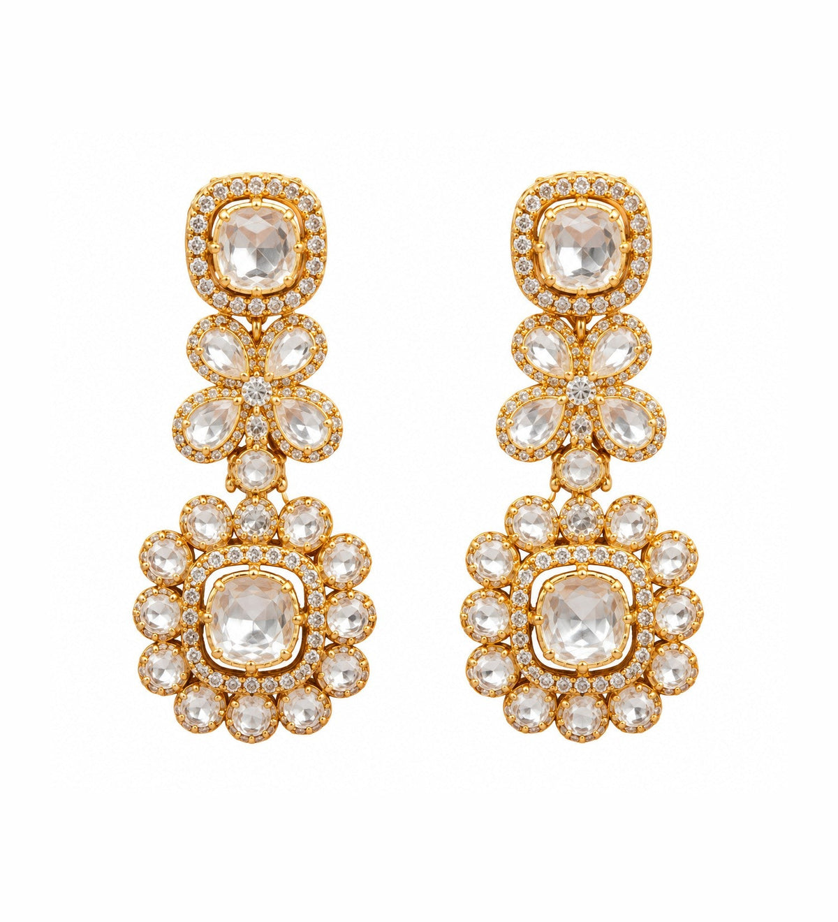 Pearl Kundan Statement Choker Set