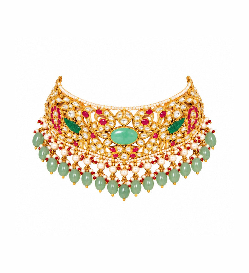 Rangoli Kundan Choker