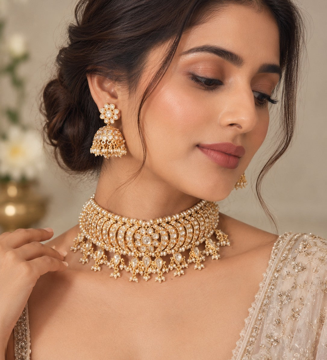 Sunehri Kundan Choker